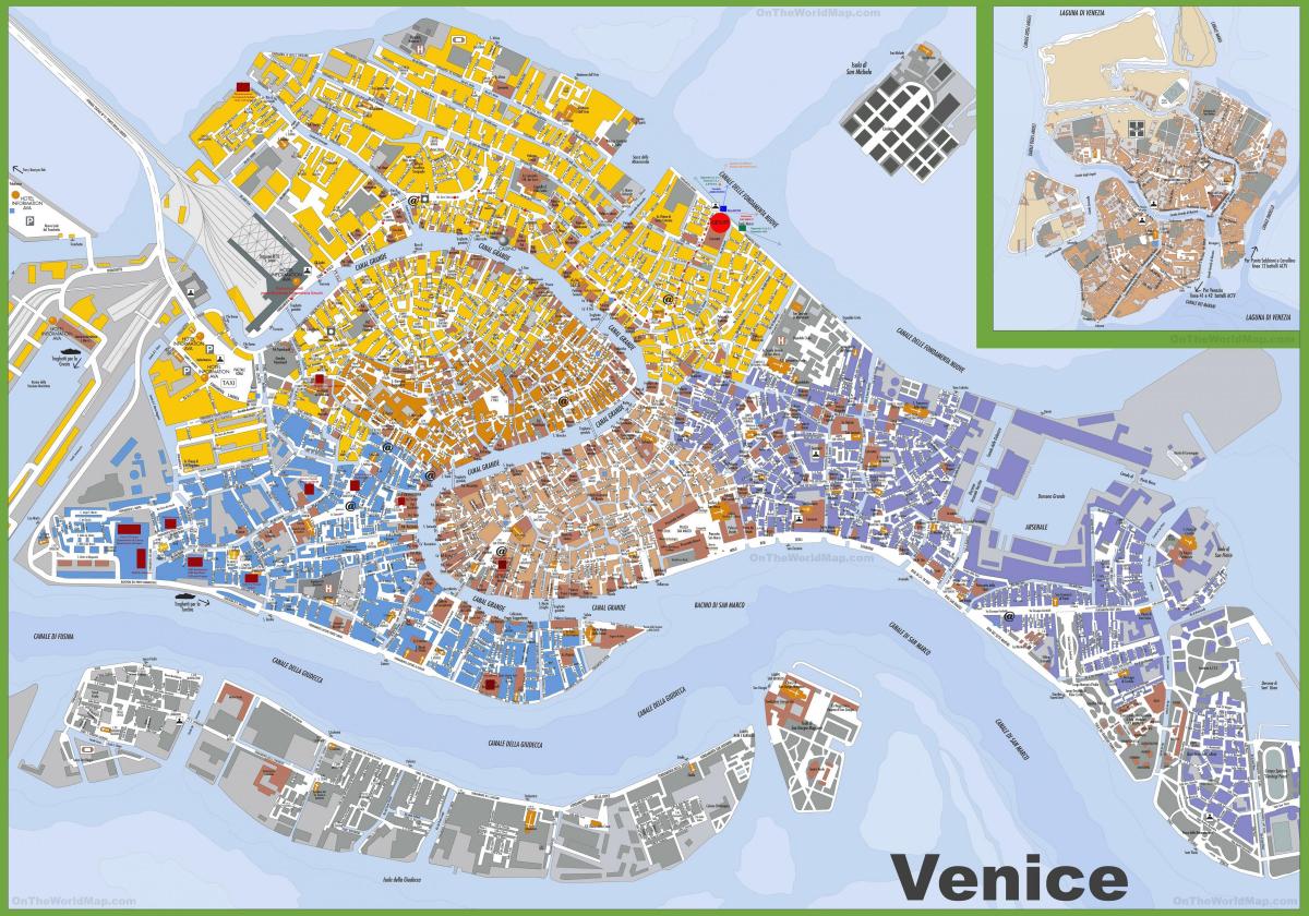 Stadtplan von Venedig